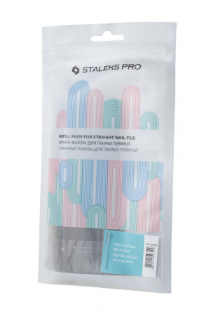 Сменные файлы 100 грит,  для пилки прямой, Staleks Pro (50 шт.)