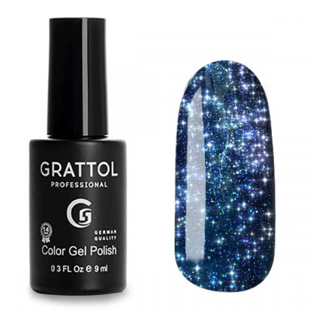 Светоотражающий гель-лак Grattol Bright Star №07, 9 мл.