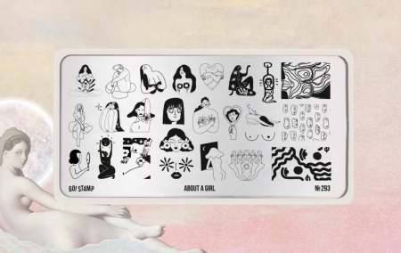 Пластина для стемпинга Go Stamp №293 About A Girl