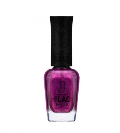 Лак для ногтей IQ Beauty №077 профессиональный укрепляющий с биокерамикой PROLAC, 12.5 мл.