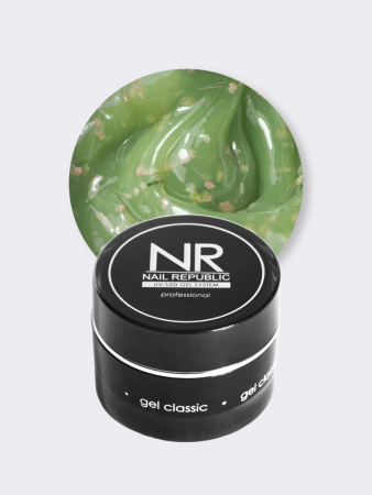 Гель NAIL REPUBLIC с сухоцветами GARDEN №296, 15 гр.
