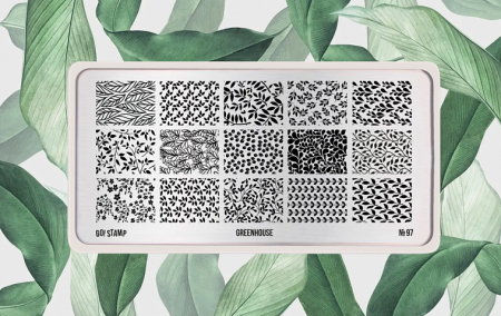 Пластина для стемпинга Go Stamp №097 Greenhouse