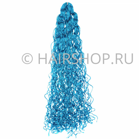 ЗИЗИ Косички ВОЛНИСТЫЕ Hair Shop, 110 гр.,  №F16 (светло-голубые)