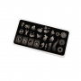 Пластина для стемпинга TNL (fantasy dots), 12*6 см., №76