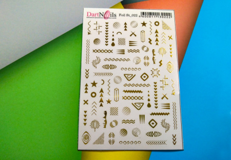 Слайдер дизайн  3D Sticker Foil St_022