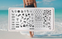 Пластина для стемпинга Go Stamp №092 Beach babe