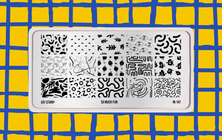 Пластина для стемпинга Go Stamp №147 So Much Fun