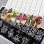 Пластина для стемпинга TNL (flowers mood), 12*6 см., №73