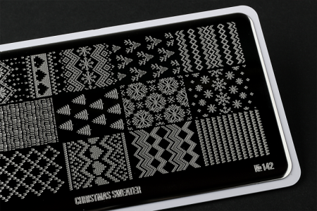 Пластина для стемпинга Go Stamp №142 Christmas Sweater