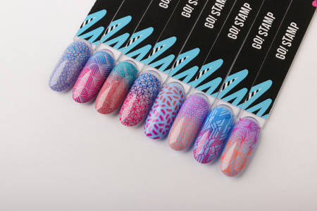 Пластина для стемпинга Go Stamp №079 Structure by @zvonnikova.nails