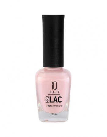 Лак для ногтей IQ Beauty №011 профессиональный укрепляющий с биокерамикой PROLAC, 12.5 мл.