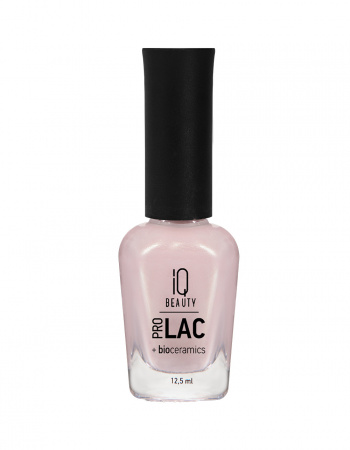 Лак для ногтей IQ Beauty №051 профессиональный укрепляющий с биокерамикой PROLAC, 12.5 мл.
