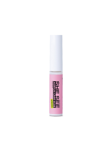 Клей для накладных ресниц SHE SEE Clear-White с кисточкой, 5 мл.