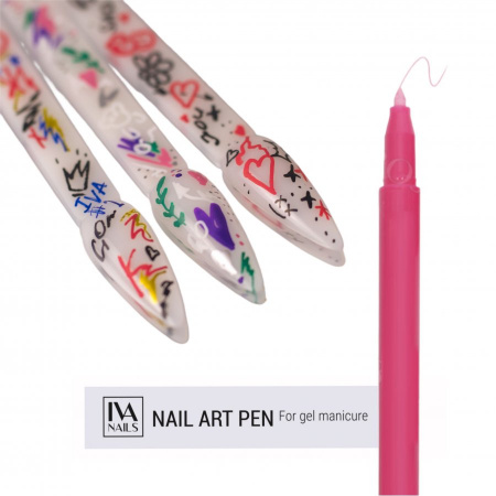 Акриловый фломастер IVA Nails, №05 розовый