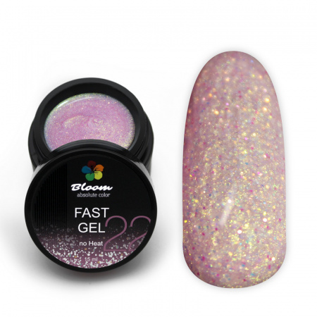 Гель Bloom камуфляж №22 низкотемпературный Fast Gel, 15 мл.