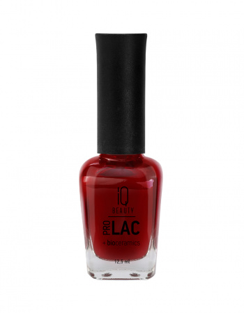 Лак для ногтей IQ Beauty №023 профессиональный укрепляющий с биокерамикой PROLAC, 12.5 мл.