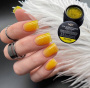 Гель ОПЦИЯ моделирующий самовыравнивающийся мерцающий, ЖЕЛТЫЙ, 15 мл.
