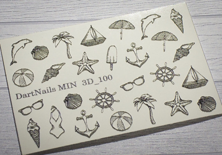Слайдер дизайн 3D_100 черная