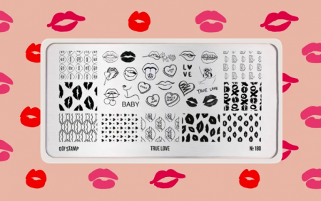 Пластина для стемпинга Go Stamp №180 True Love