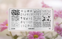Пластина для стемпинга Go Stamp №073 Flower Shower