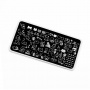 Пластина для стемпинга TNL (mini kitty), 12*6 см., №108