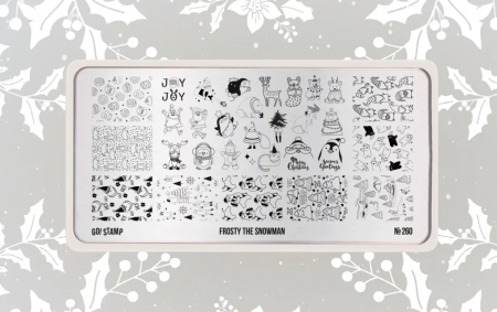 Пластина для стемпинга Go Stamp №260 Frosty The Snowman