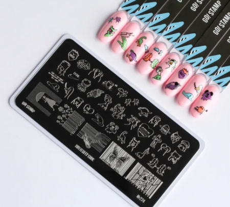 Пластина для стемпинга Go Stamp №274 Butterfly Code