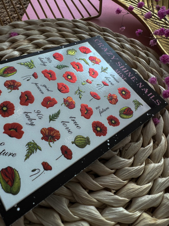 Слайдер-дизайн Crazy Shine Nails mini FOIL 7*10 CSN-3006