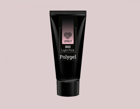 Полигель LOVELY 003 Light pink, 30 мл.