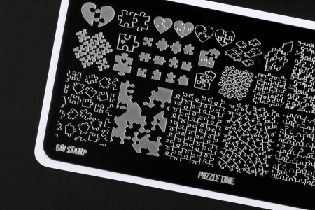 Пластина для стемпинга Go Stamp №308 Puzzle time