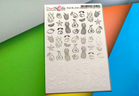Слайдер дизайн  3D Sticker Foil St_019
