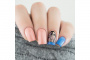 Трафарет для стемпинга металл. LESLY 8*12 см. Girls 1