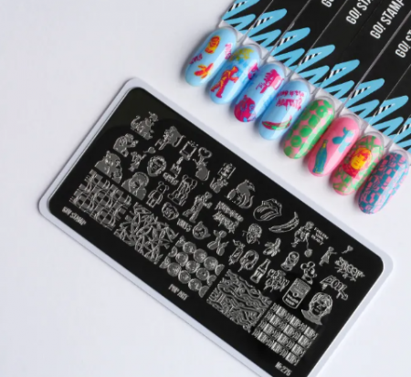 Пластина для стемпинга Go Stamp №275 Pop Art