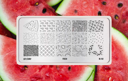 Пластина для стемпинга Go Stamp №192 Fresh