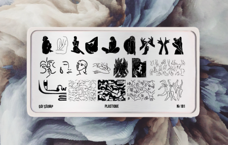 Пластина для стемпинга Go Stamp №181 Plastique
