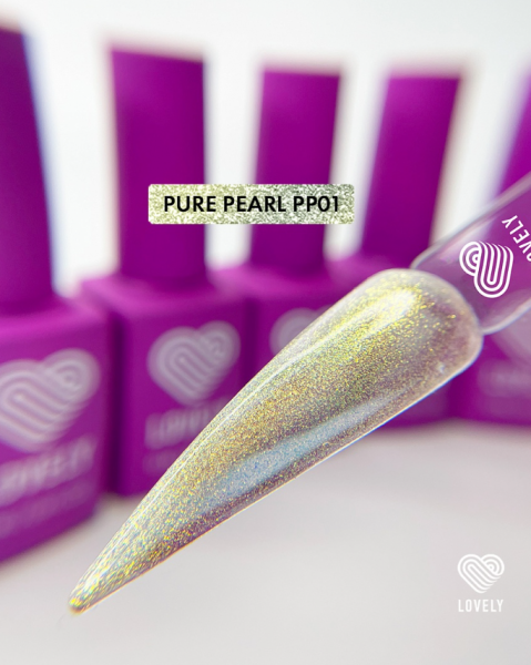 Гель-лак LOVELY Чистый Жемчуг Pure Pearl №01, 7 мл.