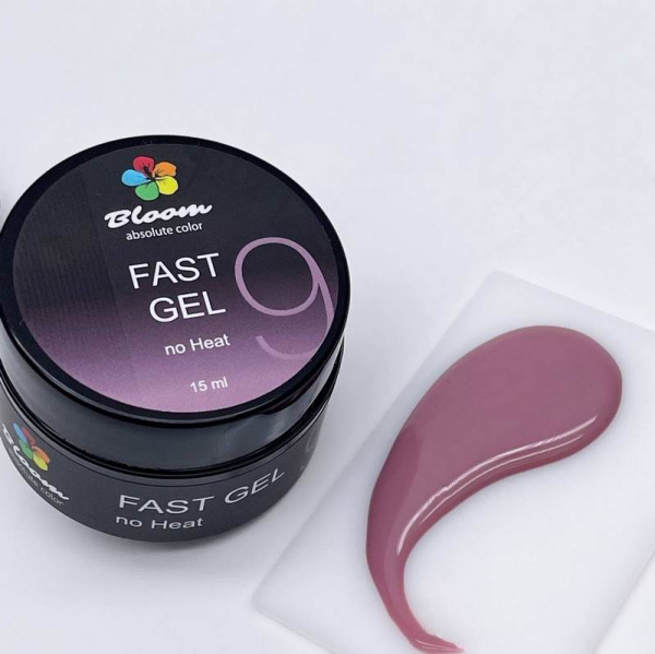 Гель Bloom камуфляж №09 низкотемпературный Fast Gel, 15 мл.