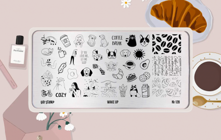 Пластина для стемпинга Go Stamp №128 Wake Up