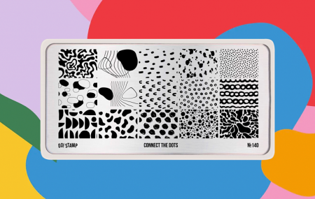 Пластина для стемпинга Go Stamp №140 Connect the Dots