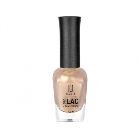 Лак для ногтей IQ Beauty №077 BUBBLES профессиональный укрепляющий с биокерамикой PROLAC, 12.5 мл.