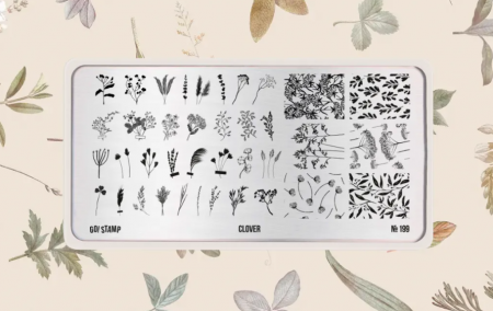 Пластина для стемпинга Go Stamp №199 Clover