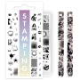 Пластина для стемпинга ParisNail, 6*12 см., PNS-008