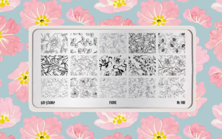 Пластина для стемпинга Go Stamp №198 Fiore