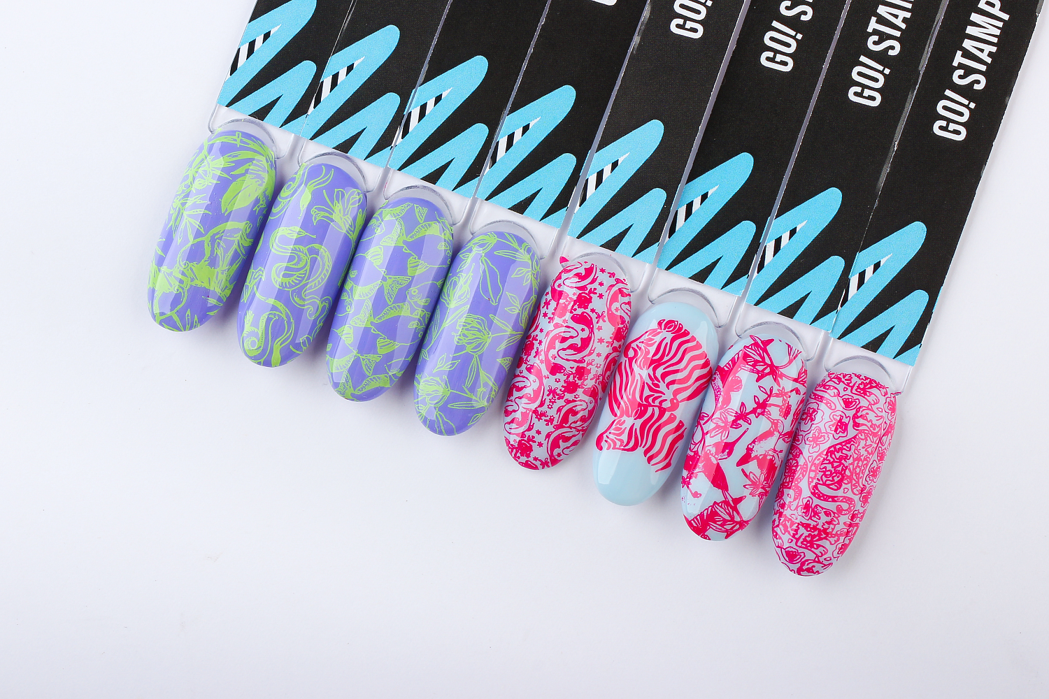 Пластина для стемпинга Go Stamp №226 Serpentina by @nail.artist.alena
