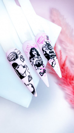 Пластина для стемпинга ParisNail, 6*12 см., PNS-008