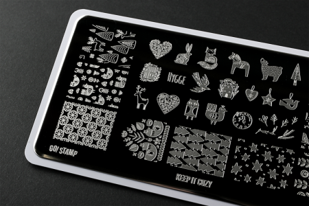 Пластина для стемпинга Go Stamp №138 Keep it Cozy