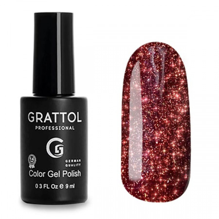 Светоотражающий гель-лак Grattol Bright Star №03, 9 мл.