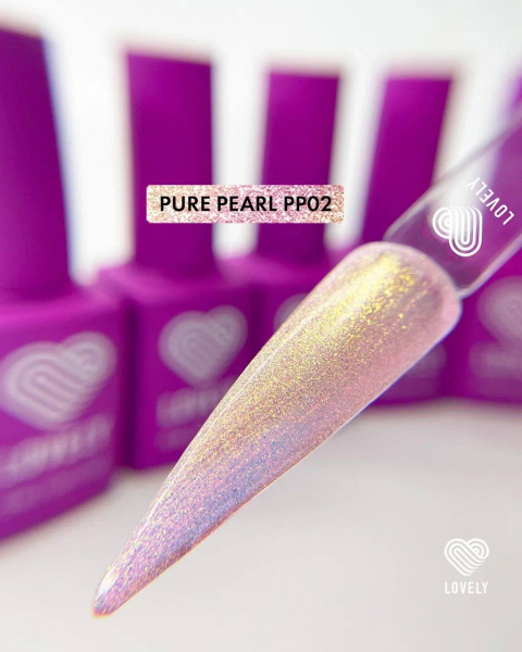 Гель-лак LOVELY Чистый Жемчуг Pure Pearl №02, 7 мл.