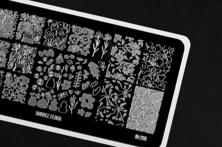 Пластина для стемпинга Go Stamp №295 Double Flora