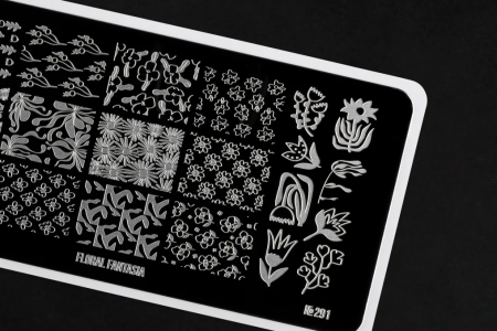 Пластина для стемпинга Go Stamp №291 Floral Fantasia